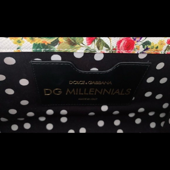 DOLCE & GABANNA Shoulder Leather Bag with Strap - Picture 3 of 12